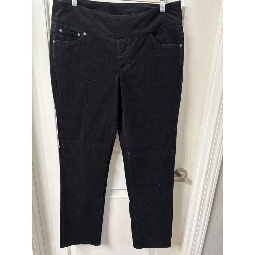 Jag Jeans Womens High Rise Straight Leg Corduroy Pull On Pants Stretch Size 16